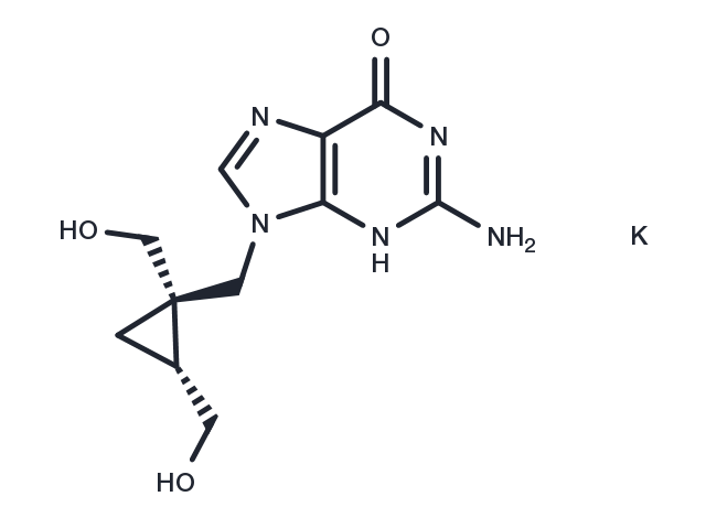 Eprociclovir potassium Chemical Structure