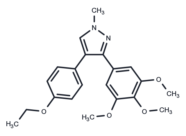 TargetMol Chemical Structure Tubulin inhibitor 1