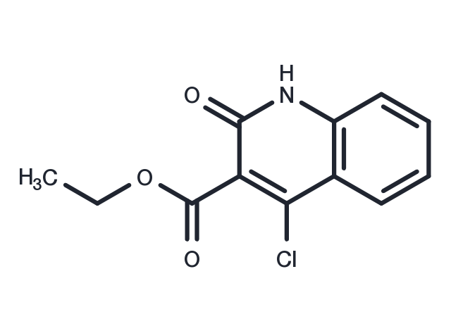 Ethyl 4-chloro-2-oxo-1,2-dihydroquinoline-3-carboxylate Chemical Structure
