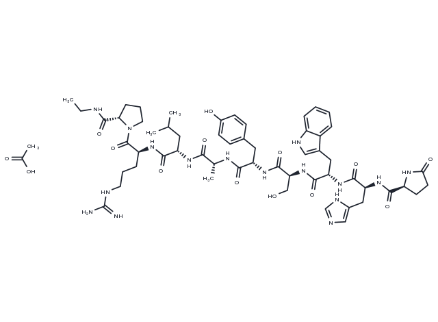 TargetMol Chemical Structure Alarelin Acetate
