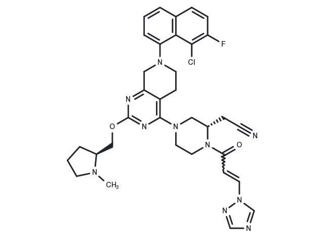 KRAS G12C inhibitor 40 Chemical Structure