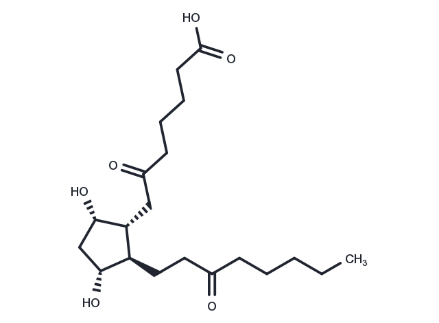 6,15-diketo-13,14-dihydro Prostaglandin F1α Chemical Structure