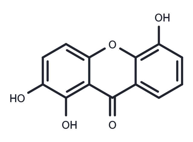 TargetMol Chemical Structure 1,2,5-Trihydroxyxanthone