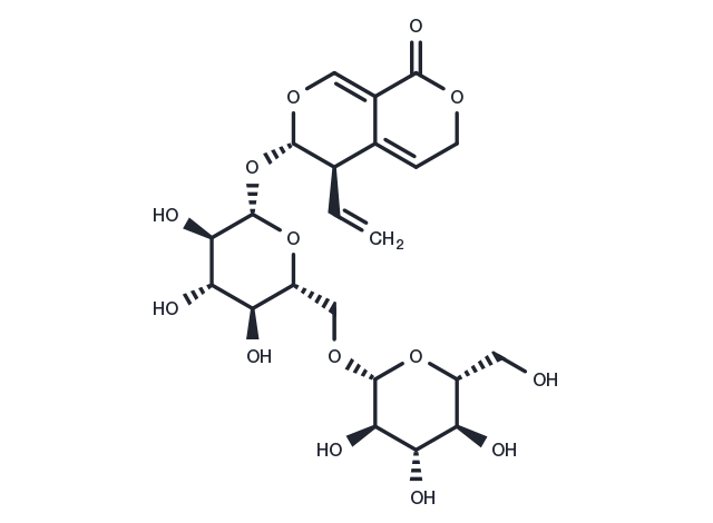 TargetMol Chemical Structure 6'-O-beta-D-Glucosylgentiopicroside