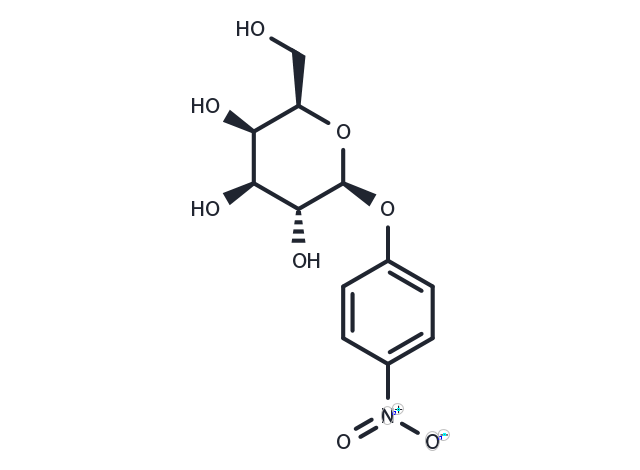 4-Nitrophenyl β-D-Galactopyranoside Chemical Structure