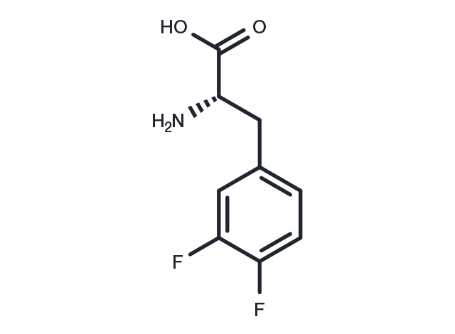 3,4-Difluoro-L-phenylalanine Chemical Structure