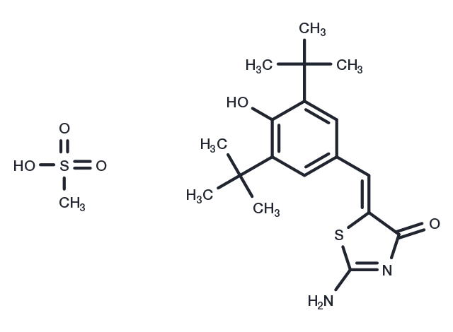 TargetMol Chemical Structure Darbufelone mesylate