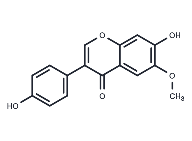 Glycitein Chemical Structure