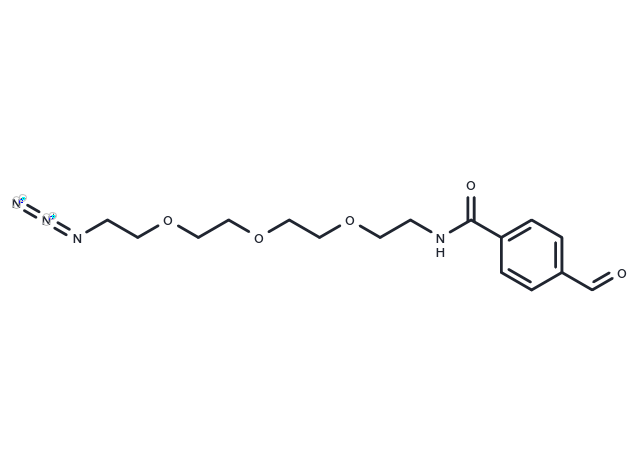 Ald-Ph-amido-C2-PEG3-azide Chemical Structure