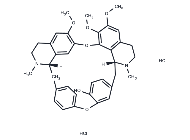 Berbamine dihydrochloride Chemical Structure