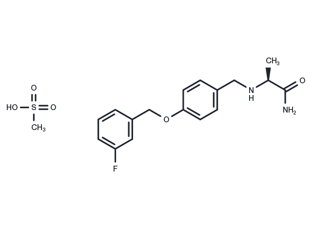 TargetMol Chemical Structure Safinamide mesylate