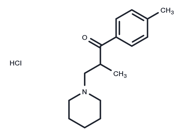 Tolperisone hydrochloride Chemical Structure