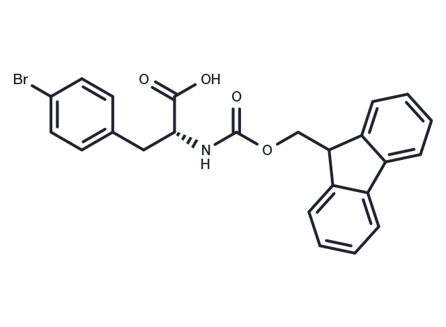 Fmoc-D-Phe(4-Br)-OH Chemical Structure
