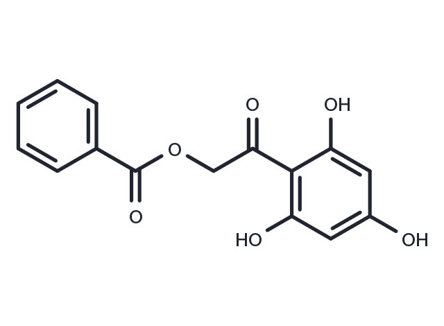 omega-Benzoyl oxyphloracetophenone Chemical Structure