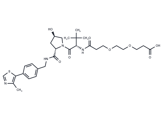 (S,R,S)-AHPC-PEG2-acid Chemical Structure
