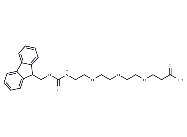 Fmoc-NH-PEG3-CH2CH2COOH Chemical Structure