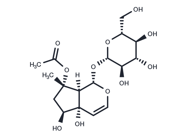 6-Epi-8-O-acetylharpagide Chemical Structure