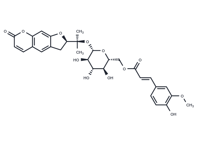 TargetMol Chemical Structure 6'-Feruloylnodakenin