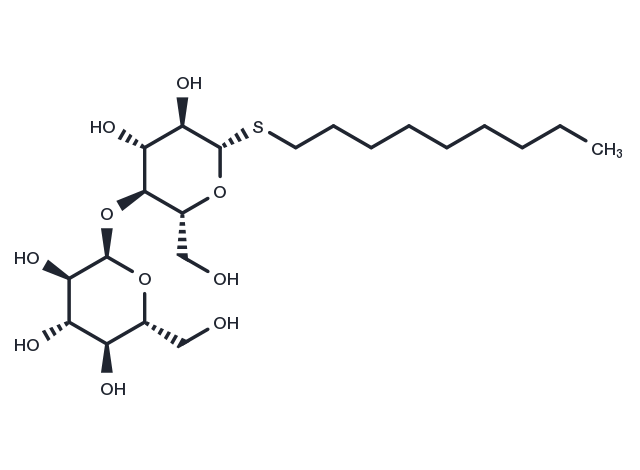 n-Nonyl-β-D-Thiomaltopyranoside Chemical Structure