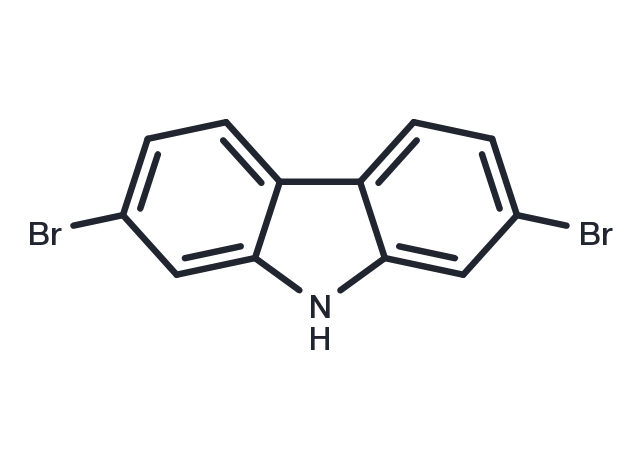 2,7-Dibromo-9H-Carbazole Chemical Structure