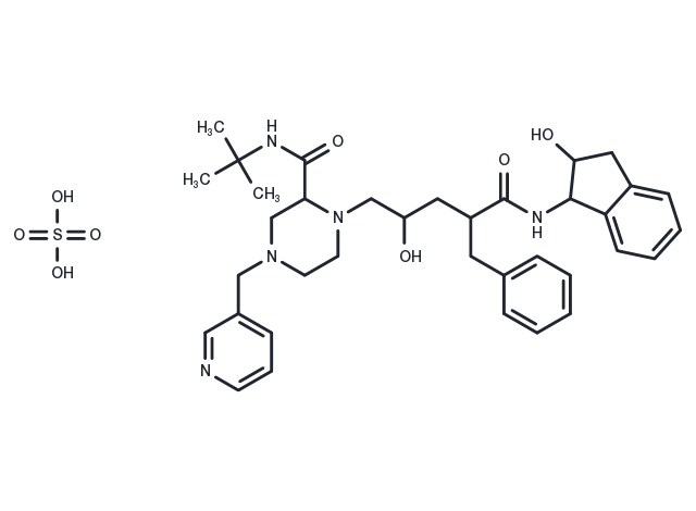 TargetMol Chemical Structure Indinavir sulfate
