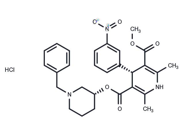 TargetMol Chemical Structure Benidipine hydrochloride