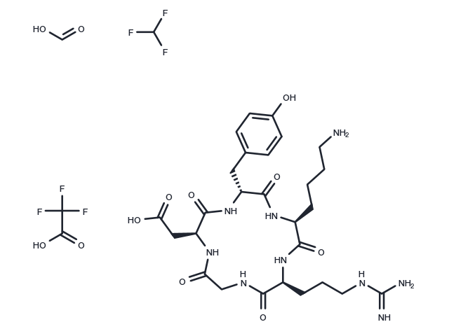TargetMol Chemical Structure Cyclo(RGDyK) trifluoroacetate