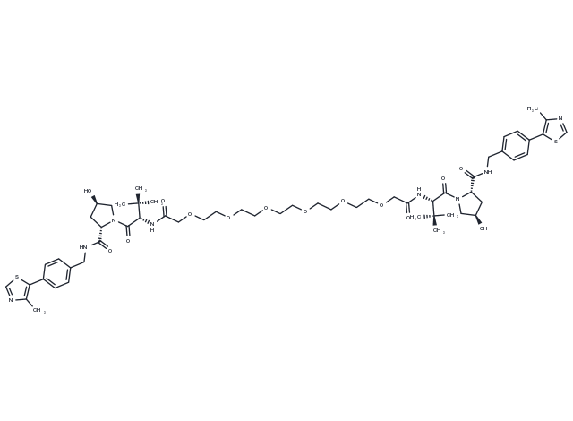 Homo-PROTAC pVHL30 degrader 1 Chemical Structure