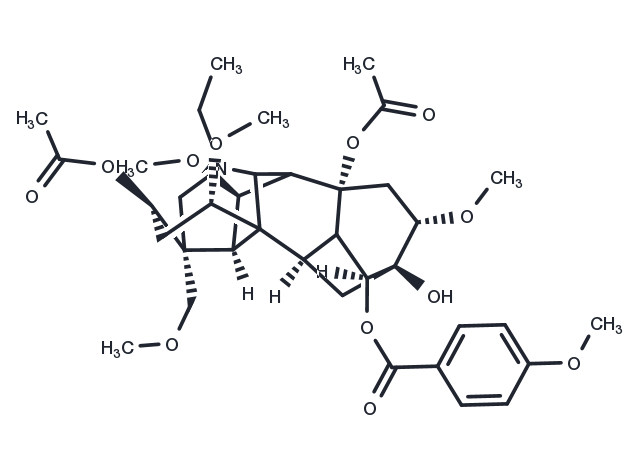 3-Acetylyunaconitine Chemical Structure