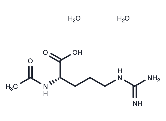 N-Acetyl-L-arginine dihydrate Chemical Structure