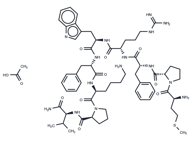 TargetMol Chemical Structure Nonapeptide-1 acetate salt (158563-45-2 free base)