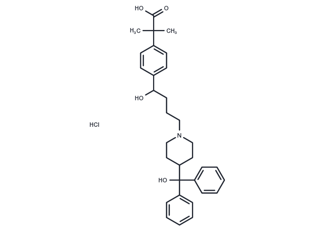 TargetMol Chemical Structure Fexofenadine hydrochloride