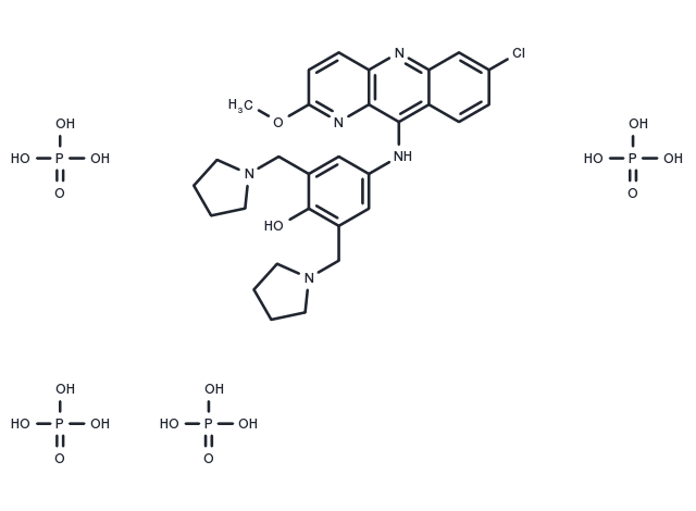 TargetMol Chemical Structure Pyronaridine tetraphosphate