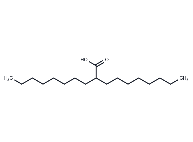 Decanoic acid, 2-octyl- Chemical Structure
