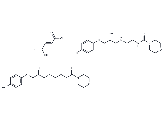 TargetMol Chemical Structure Xamoterol hemifumarate