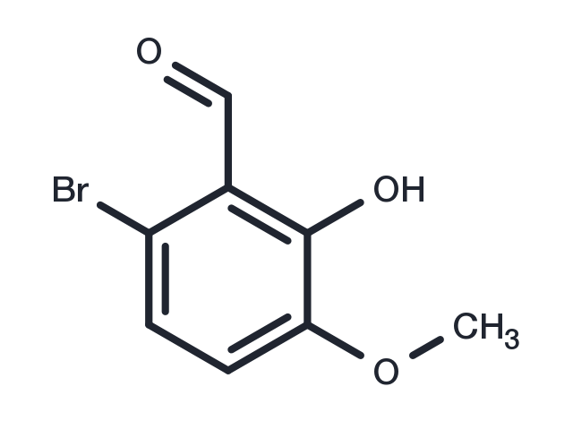 TargetMol Chemical Structure 6-Bromo-2-hydroxy-3-methoxybenzaldehyde