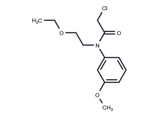 m-Acetanisidide, 2-chloro-N-(2-ethoxyethyl)- Chemical Structure