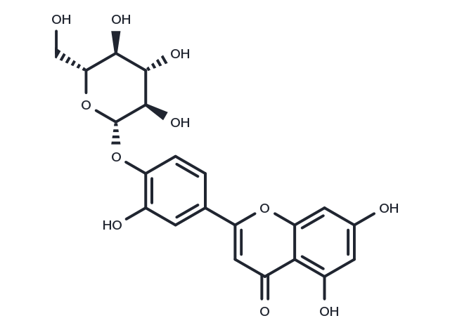 Luteolin-4'-O-glucoside Chemical Structure