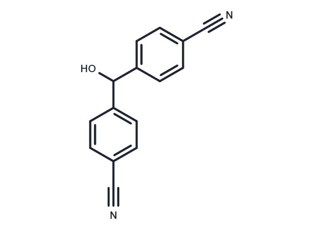 Bis(4-cyanophenyl)methanol Chemical Structure