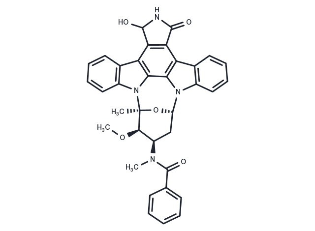 TargetMol Chemical Structure 3-Hydroxy Midostaurin