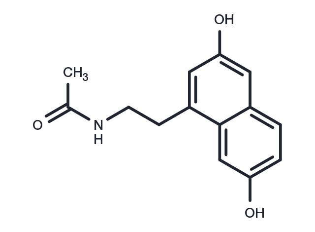 TargetMol Chemical Structure 7-Desmethyl-3-hydroxyagomelatine