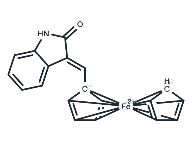 TargetMol Chemical Structure (E)-FeCP-oxindole