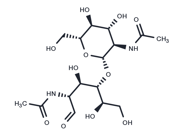 N,N'-Diacetylchitobiose Chemical Structure