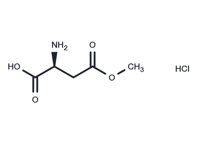 β-Methyl L-aspartate hydrochloride Chemical Structure