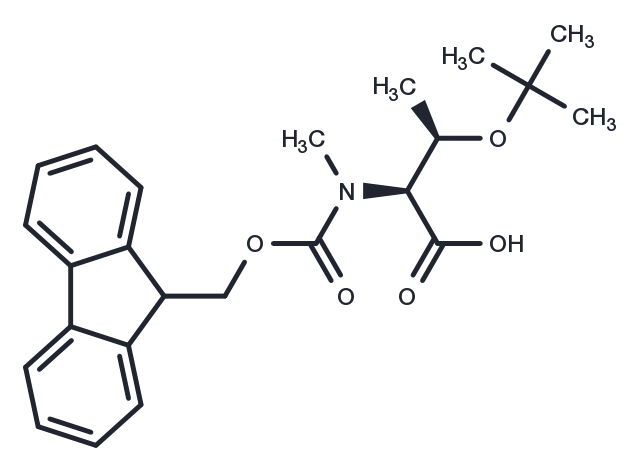(2S,3R)-2-((((9H-Fluoren-9-yl)methoxy)carbonyl)(methyl)amino)-3-(tert-butoxy)butanoic acid Chemical Structure