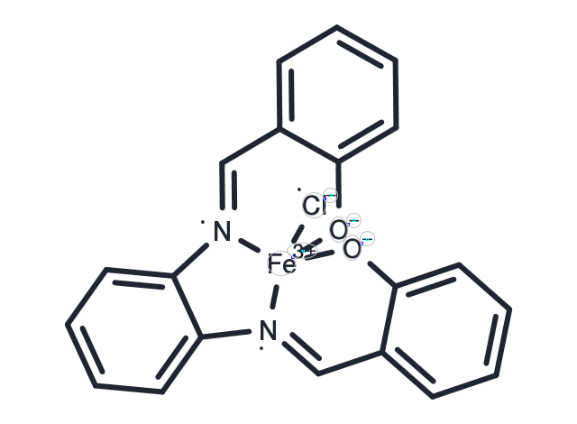 Chlorido[N,N'-disalicylidene-1,2-phenylenediamine]iron(III) Chemical Structure