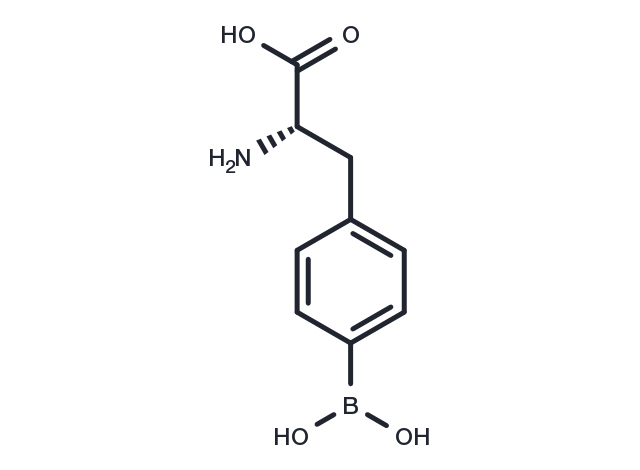 4-Borono-L-phenylalanine Chemical Structure