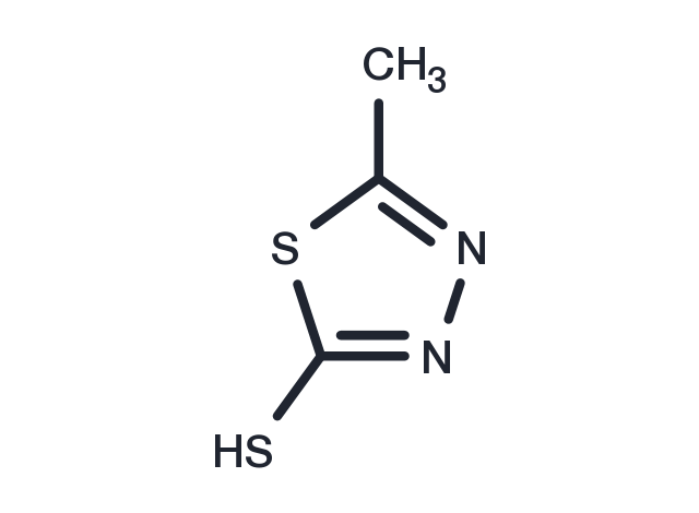 5-Methyl-1,3,4-thiadiazole-2-thiol Chemical Structure