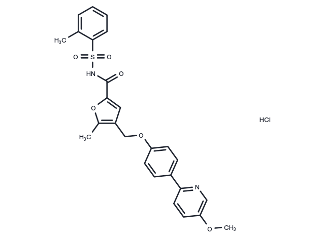 TargetMol Chemical Structure BGC-20-1531 hydrochloride(1186532-61-5 free base)