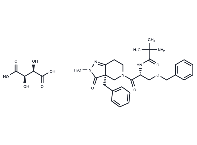 TargetMol Chemical Structure Capromorelin Tartrate